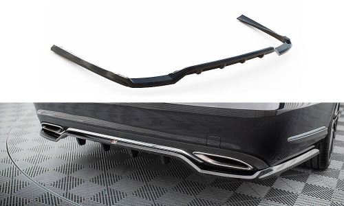 Zadní spoiler nárazníku Mercedes-Benz E Class (W212) Facelift s žebrováním