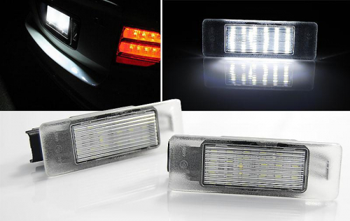 LED osvětlení registrační značky Peugeot / Citroen