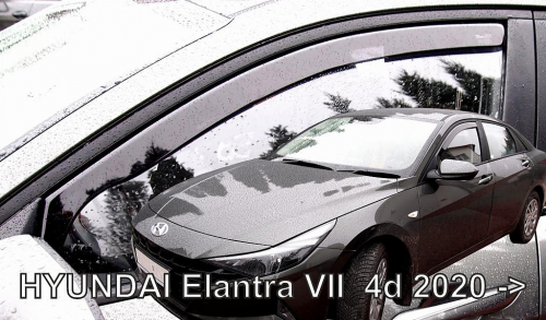 Deflektory-ofuky oken Hyundai Elantra VII 4dvéř. 