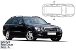 Sluneční clony CarShades Mercedes E-Class W211 Combi - 2 ks