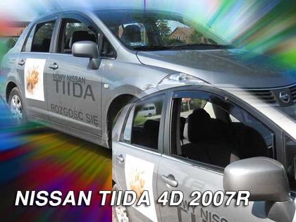 Deflektory-ofuky oken Nissan Tiida sedan