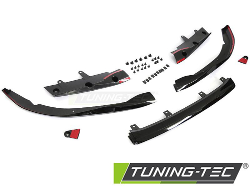 Spoiler předního nárazníku pro BMW G22 / G23 Performance style - provedení černý lesk