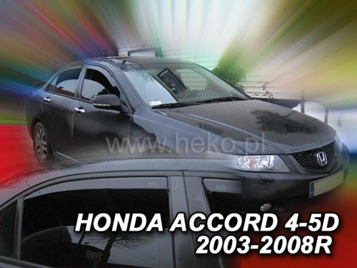 Deflektory-ofuky oken Honda Accord 4dv sedan + zadní