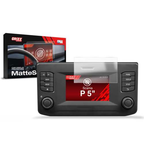 Matná folie na LCD display navigace Scania P