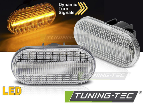 LED dynamický blinkr pro Renault Clio II / Kangoo II / Scenic / Twingo II a III - bílé provedení