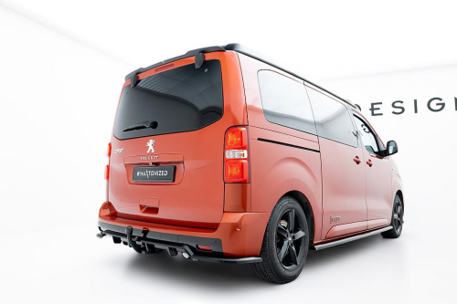 Zadní spoiler nárazníku pro Peugeot Expert Mk3 s žebrováním