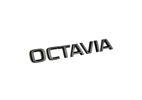 Originál Škoda zadní nápis OCTAVIA - černý RS Black