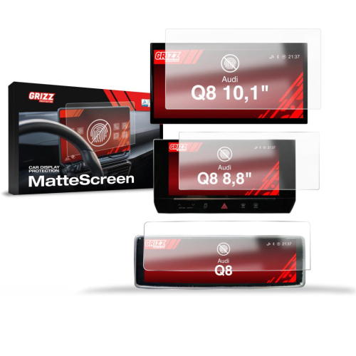 Matná folie na LCD display navigace Audi Q8