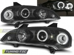Přední světla černá Angel Eyes Opel Tigra