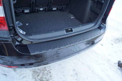 Plastový kryt prahu zadních dveří Škoda Yeti I City facelift - černý dezén VV