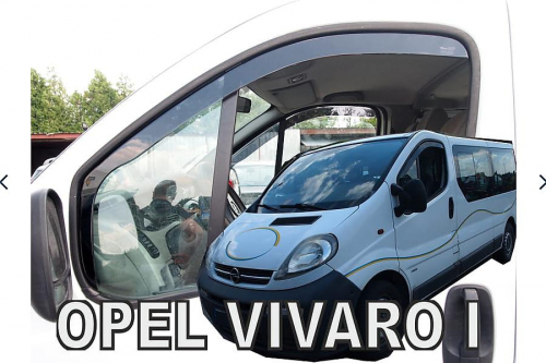 Deflektory-ofuky oken - dlouhé Opel Vivaro I