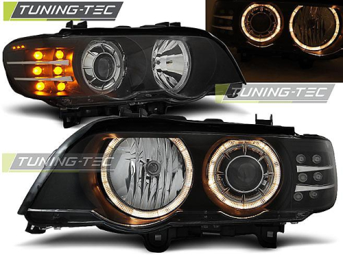 Přední světla LED s Angel Eyes BMW X5
