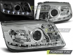 Přední světla chrom R87 s Devil Eyes Volkswagen Bora