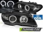 Přední světla CCFL Angel eyes BMW E46 černá