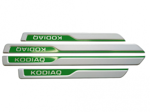 Dekorativní kryty prahů Škoda KODIAQ <br>- green edition