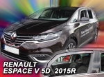 Deflektory-ofuky oken oken Renault Espace, 5dvéř. + zadní