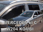 Deflektory-ofuky oken Mercedes C W204 combi - přední+zadní