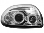 Čirá přední světla s Angel Eyes a LED Renault Clio