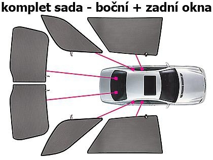 Sluneční clony CarShades ALFA ROMEO 159, kombi
