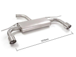 Nerez výfuk Ragazzon-duplex Sport Line Volkswagen Golf VII - 2x102mm