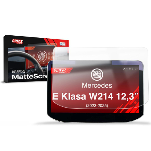 Matná folie na LCD display navigace Mercedes E Class W214 Widescreen (2023-2025)