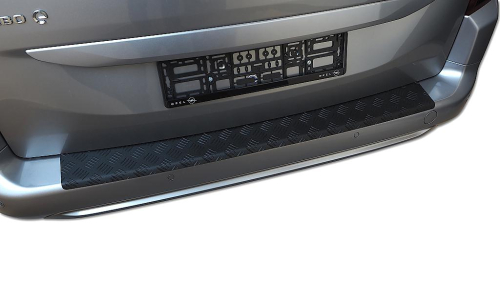 ALU kryt prahu zadních dveří Opel Combo E - černý, drážkovaný