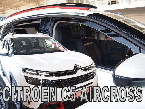 Deflektory-ofuky oken Citroen C5 Aircros (+zadní) 