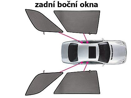 Sluneční clony CarShades TOYOTA Avensis II, 4-dvéř.
