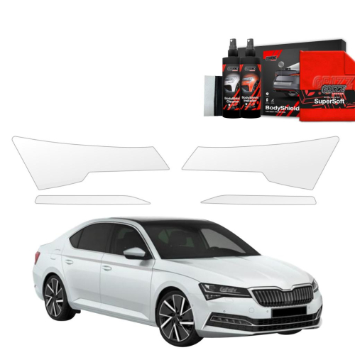 Ochranná folie GRIZZ na přední světlomety Skoda Superb III Liftback