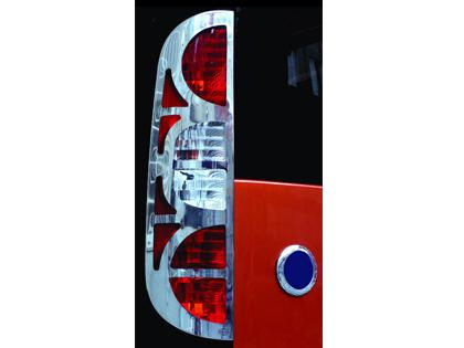 Kryty zadních světel - nerez Fiat Doblo