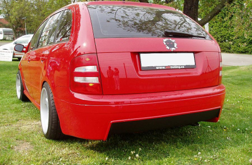 Překryt zadního nárazníku Škoda Fabia kombi / sedan