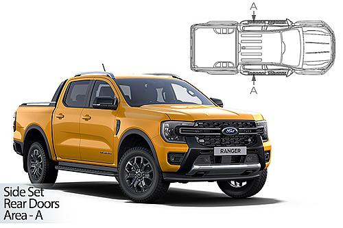 Sluneční clony CarShades FORD Ranger 4-dveř. 