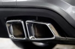 Dvojitá koncovka výfuku nerez Mercedes CLS W219