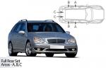 Sluneční clony CarShades MERCEDES-BENZ Class C W203, kombi