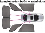 Sluneční clony CarShades Peugeot 4007, 5dvéř.