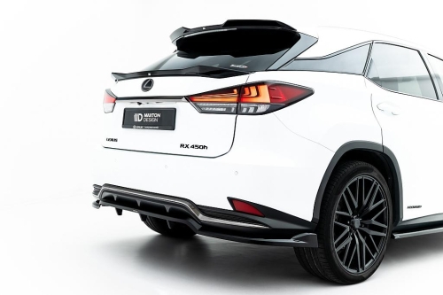 Zadní spoiler nárazníku s žebrováním pro Lexus RX Mk4 Facelift