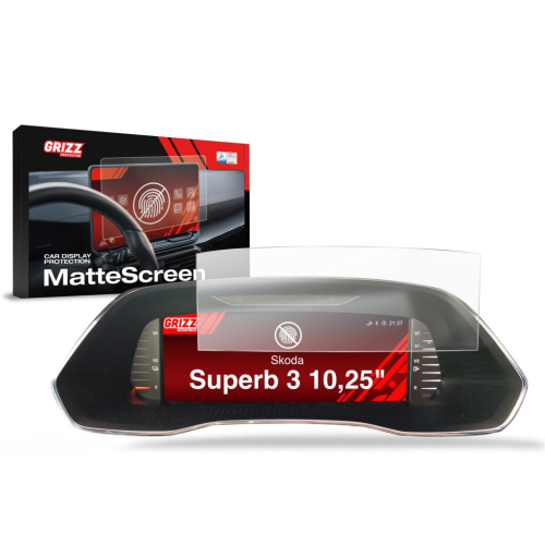 Matná folie na LCD display navigace Škoda Superb 3