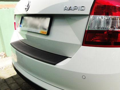 Plastový kryt zadního nárazníku Škoda Rapid, sedan / spaceback