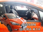 Deflektory-ofuky oken NISSAN Micra K-14 - přední