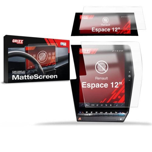 Matná folie na LCD display navigace Renault Espace