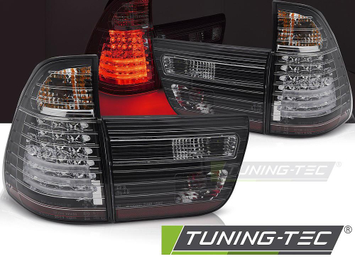 Zadní LED světla pro BMW X5 E53, černé provedení