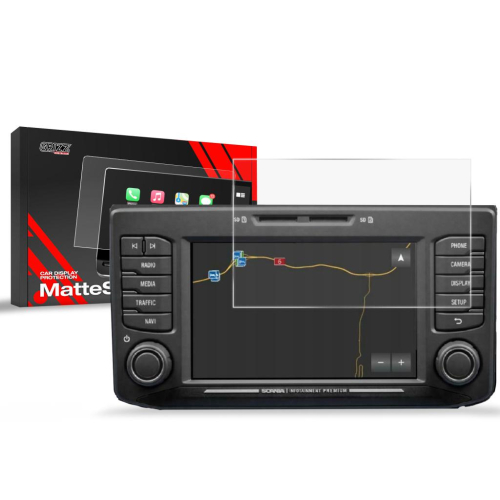 Matná folie na LCD display navigace Scania XT
