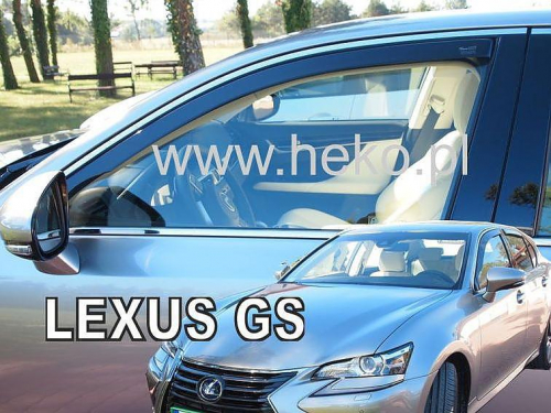 Deflektory-ofuky oken Lexus GS 250 přední