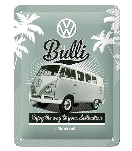 Retro cedule Volkswagen Bulli 15x20cm