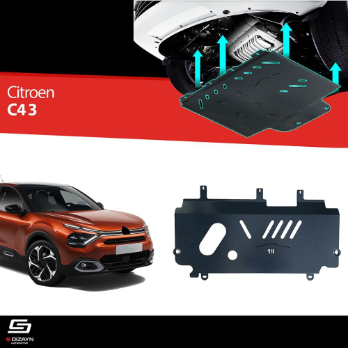 Ocelový kryt pod motor (2mm) Citroen C4 III