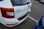 Ochranný kryt prahu pátých dveří lesklý V2 Škoda Octavia III combi