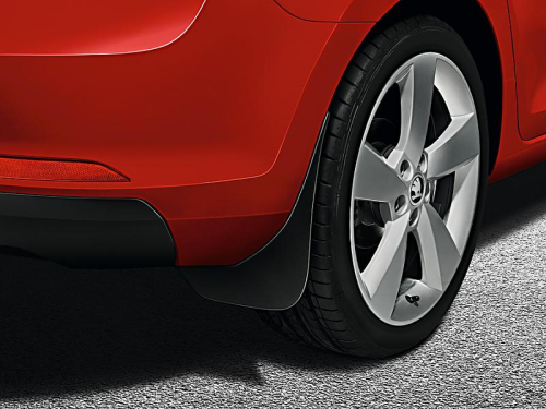 Lapače nečistot - zástěrky Škoda Rapid spaceback- zadní, originál