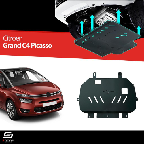 Ocelový kryt pod motor (2mm) Citroen C4 Grand Picasso II