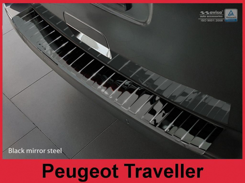Kryt prahu zadních dveří Peugeot Expert Traveller - černý grafit lesklý