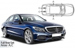 Sluneční clony CarShades MERCEDES-BENZ Class C (W205), 4-dvéř.